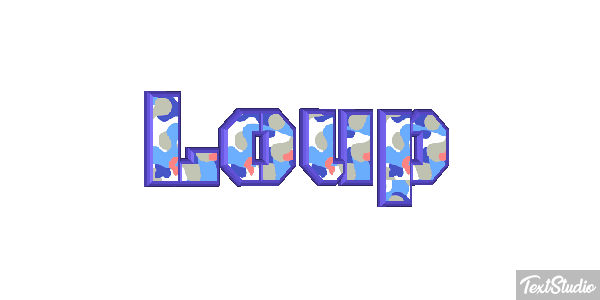 Loup Efecto de texto