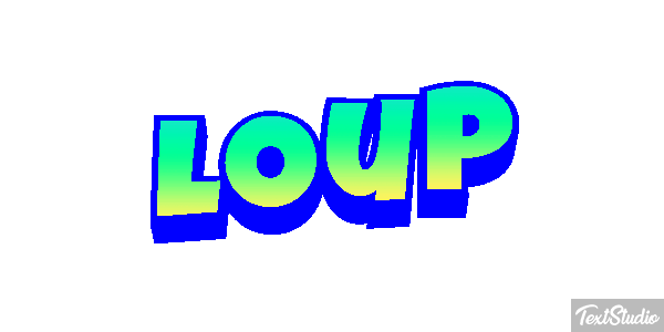 Loup Efecto de texto