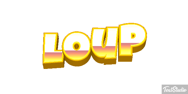 Loup Efecto de texto