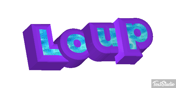 Loup Efecto de texto