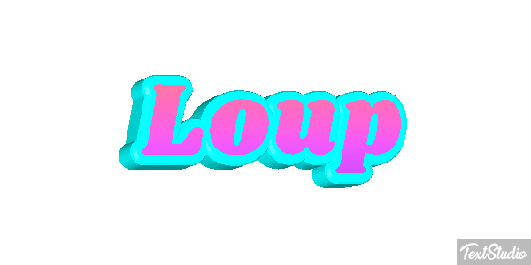 Loup Efecto de texto