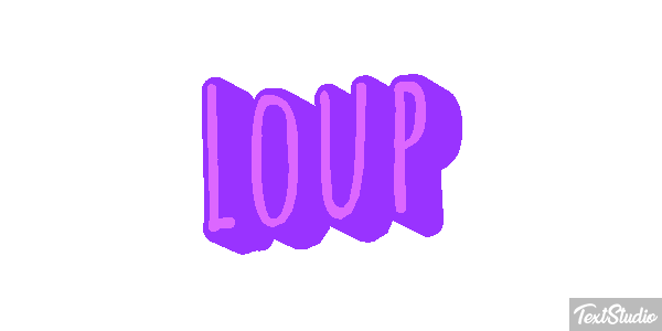 Loup Efecto de texto