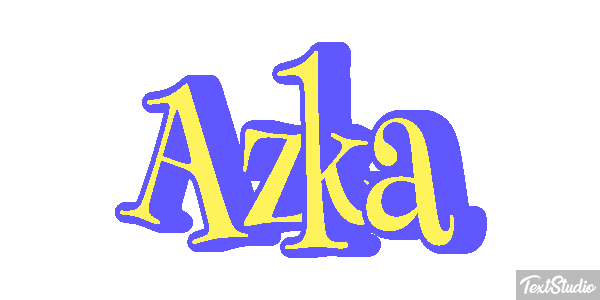 Azka Effetto testo