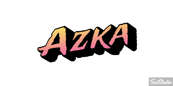 Azka Effetto testo