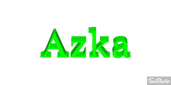Azka Effetto testo