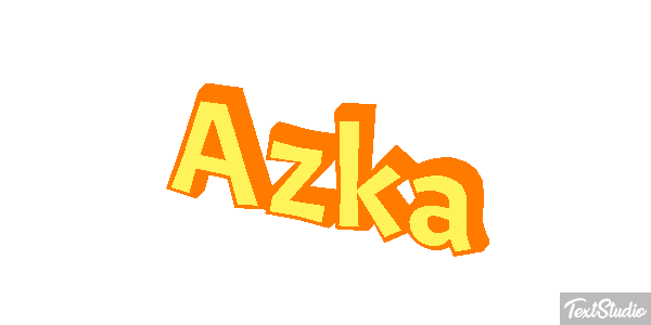 Azka Effetto testo