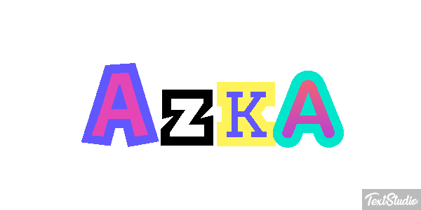 Azka Effetto testo