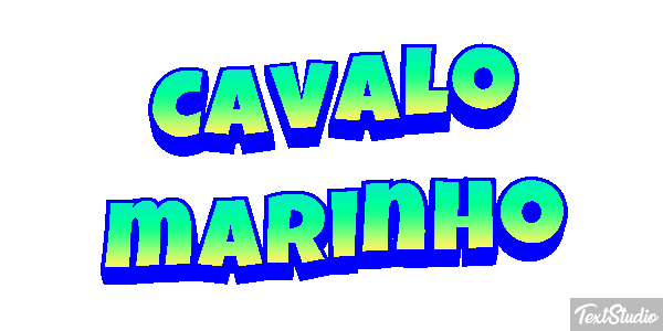 Cavalo marinho Efeito do texto