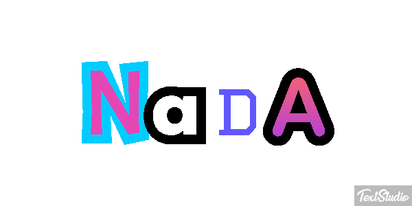 Nada Efeito do texto