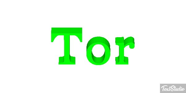 Tor Tekst effect
