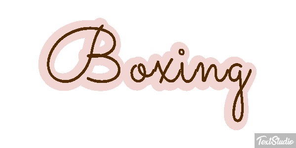 Boxing Text effect