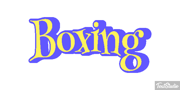 Boxing Text effect