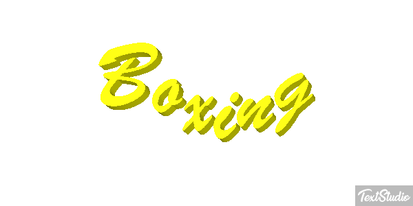 Boxing Text effect