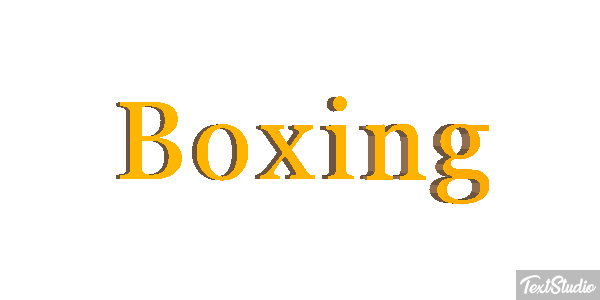 Boxing Text effect