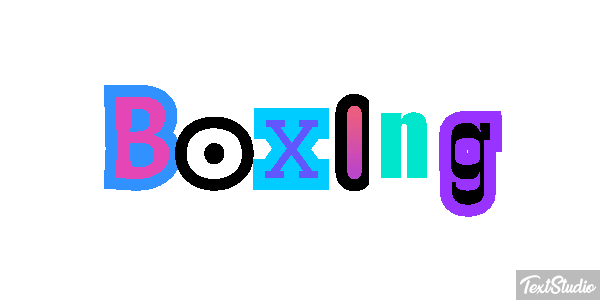 Boxing Text effect