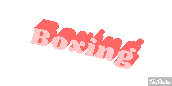 Boxing Text effect