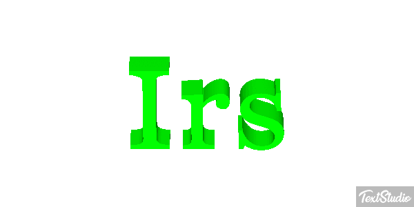 Irs Metin efekti