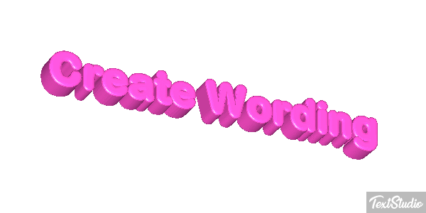 Create Wording テキスト効果