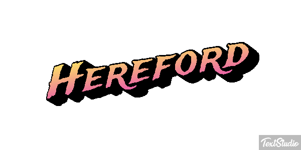 Hereford Effetto testo