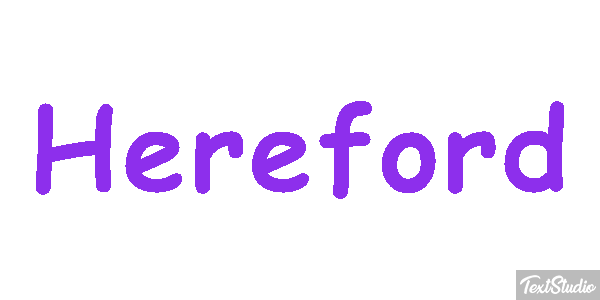 Hereford Effetto testo