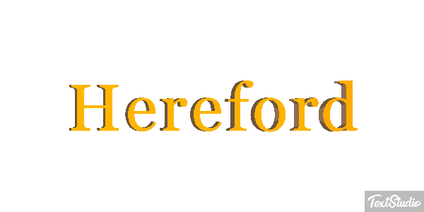 Hereford Effetto testo