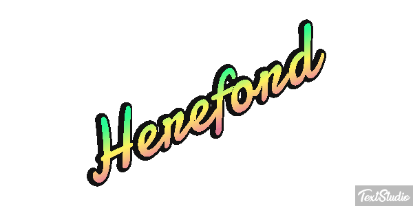 Hereford Effetto testo