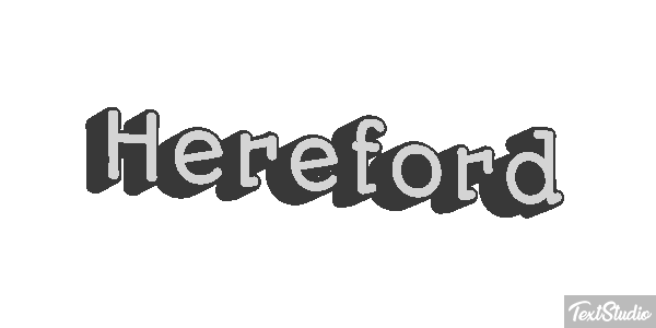 Hereford Effetto testo
