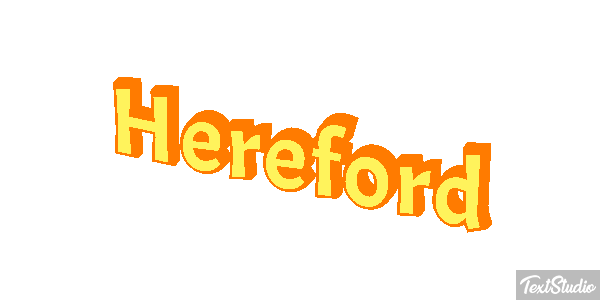 Hereford Effetto testo