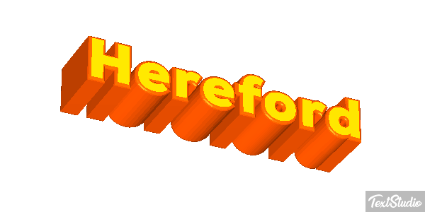 Hereford Effetto testo