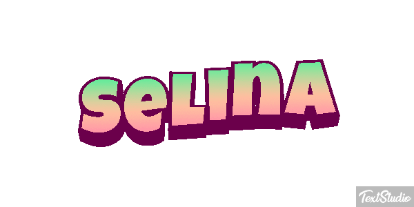 Selina Text effect