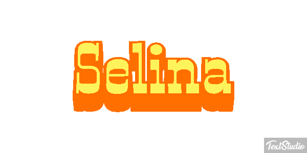 Selina Text effect