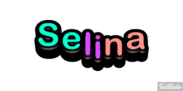 Selina Text effect