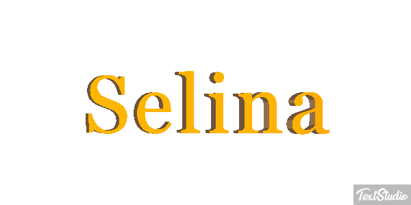 Selina Text effect