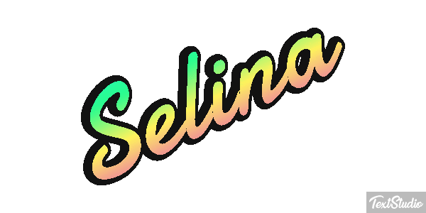 Selina Text effect
