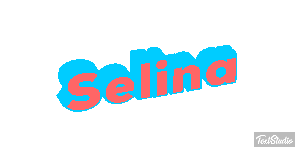Selina Text effect