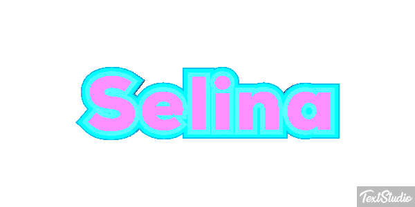 Selina Text effect