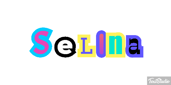 Selina Text effect