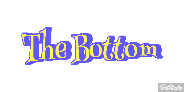 The Bottom Efekt tekstowy