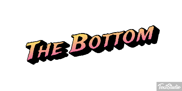 The Bottom Efekt tekstowy