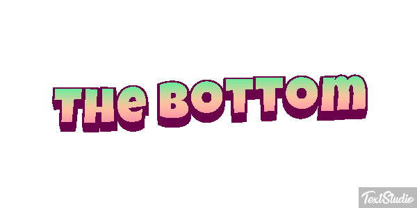 The Bottom Efekt tekstowy