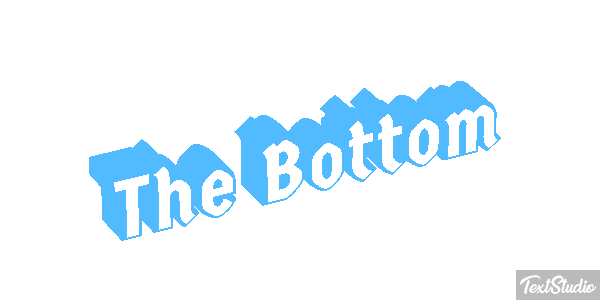 The Bottom Efekt tekstowy
