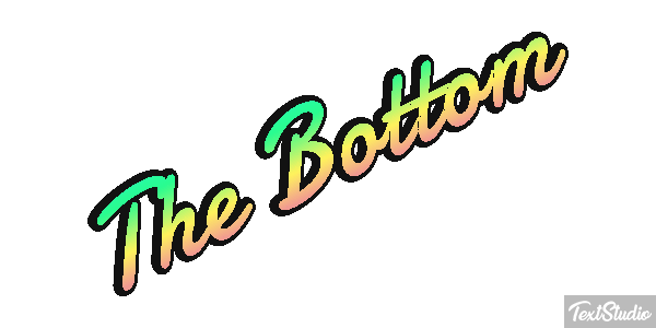 The Bottom Efekt tekstowy