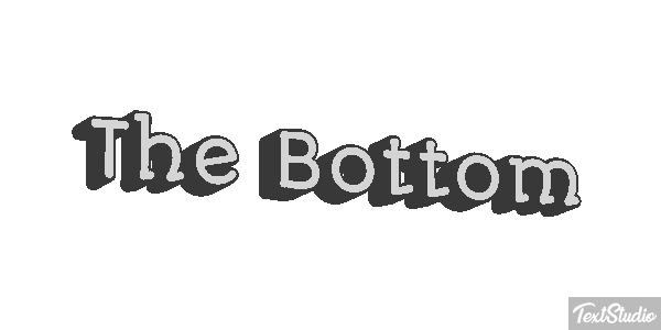 The Bottom Efekt tekstowy