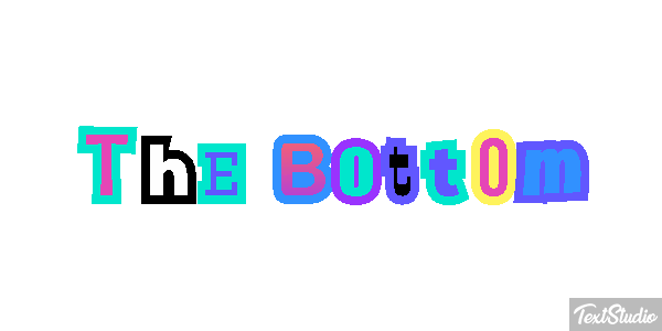 The Bottom Efekt tekstowy