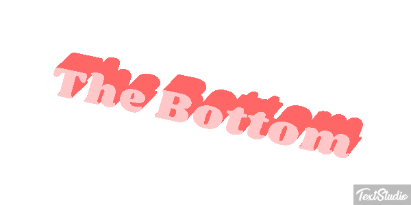 The Bottom Efekt tekstowy