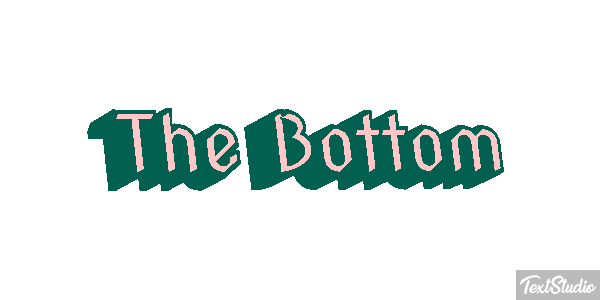 The Bottom Efekt tekstowy