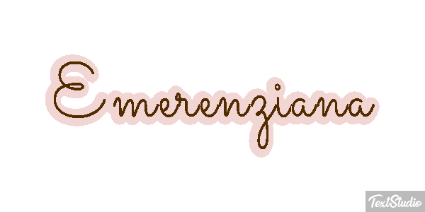 Emerenziana Effetto testo