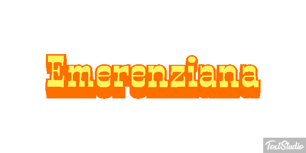 Emerenziana Effetto testo