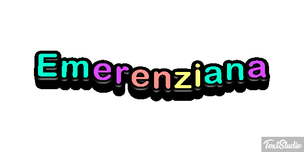 Emerenziana Effetto testo