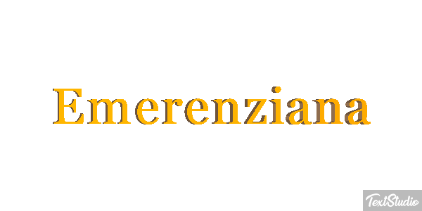 Emerenziana Effetto testo